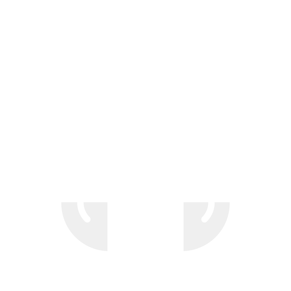 ícone de um headphone branco